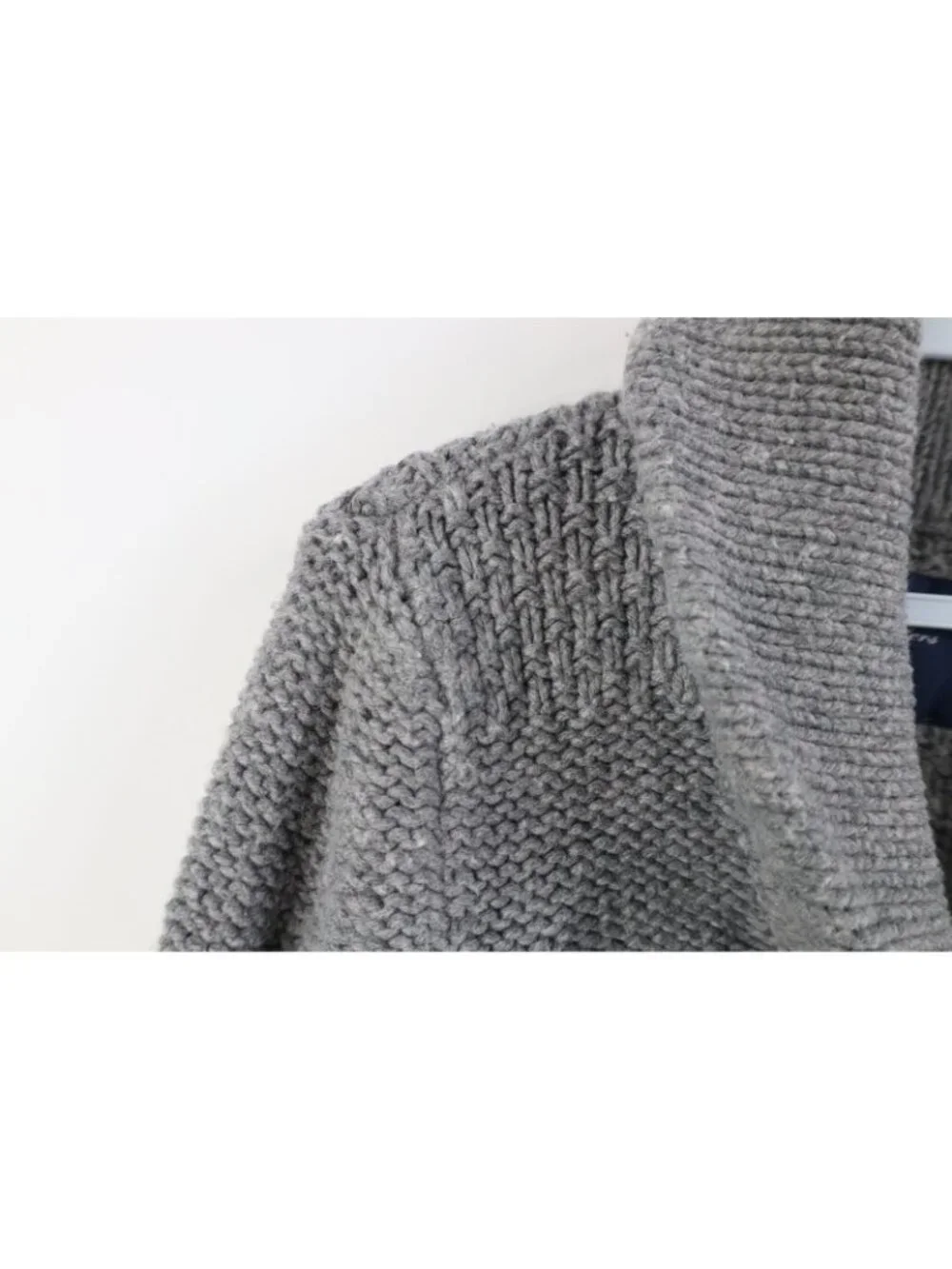 Vtg Y2K American Eagle Women M Babydoll Angora Wool Chunky Knit Cardigan Sweater